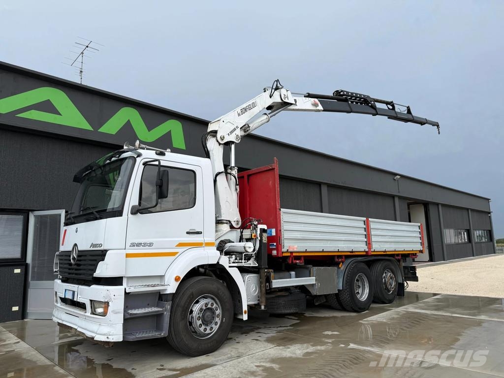 Mercedes-Benz Atego 2533 Kipper + Kran Bonfiglioli 6x2 Rabljeni žerjavi za vsak teren