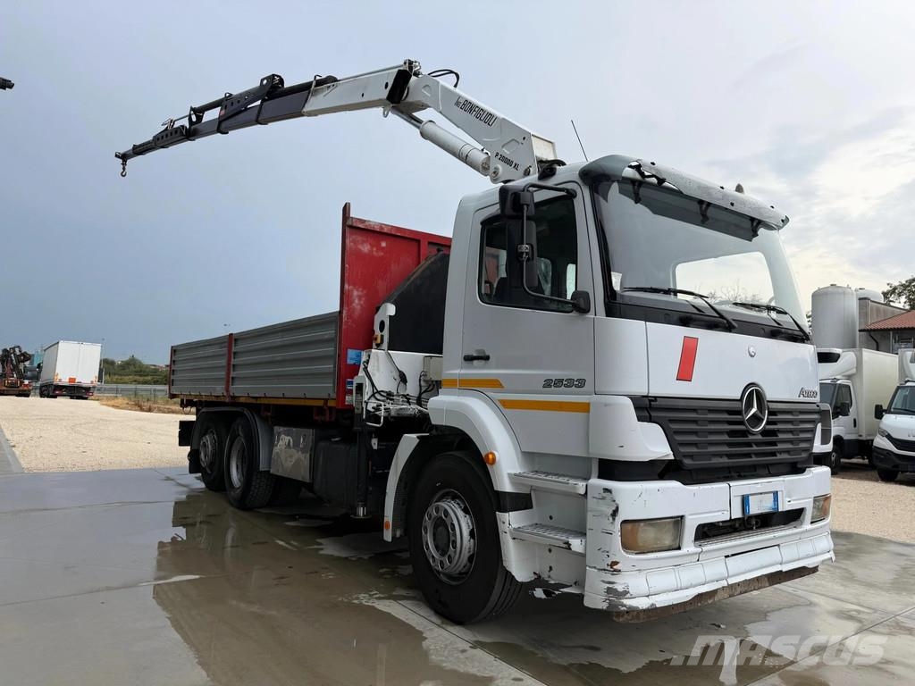 Mercedes-Benz Atego 2533 Kipper + Kran Bonfiglioli 6x2 Rabljeni žerjavi za vsak teren