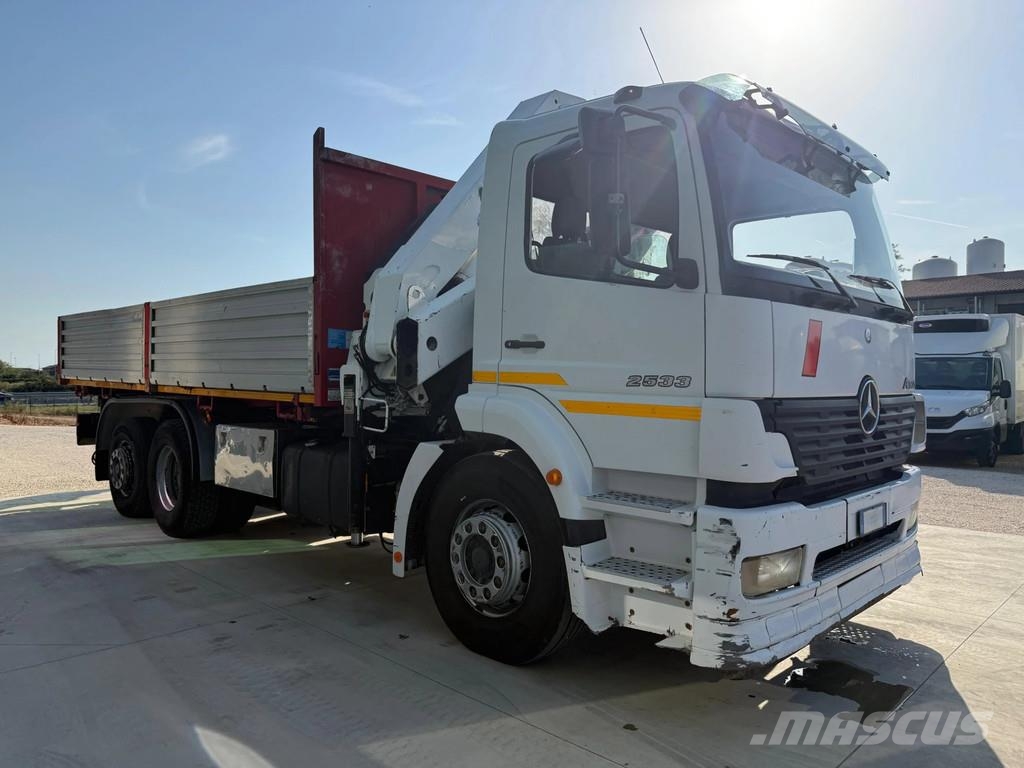 Mercedes-Benz Atego 2533 Kipper + Kran Bonfiglioli 6x2 Rabljeni žerjavi za vsak teren
