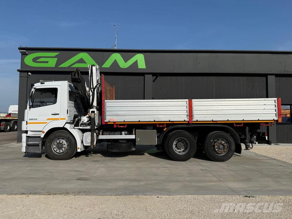 Mercedes-Benz Atego 2533 Kipper + Kran Bonfiglioli 6x2 Rabljeni žerjavi za vsak teren