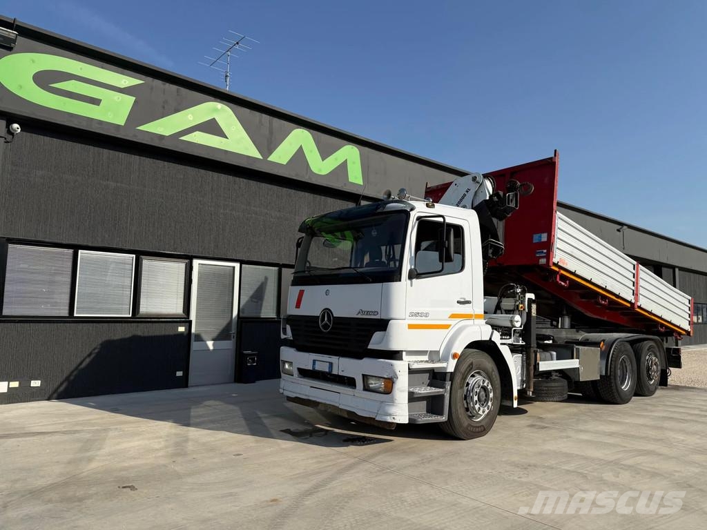 Mercedes-Benz Atego 2533 Kipper + Kran Bonfiglioli 6x2 Rabljeni žerjavi za vsak teren