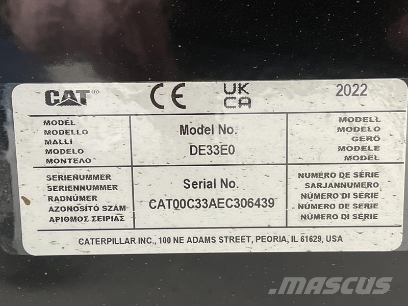 CAT DE 33 E 0 Γεννήτριες ντίζελ