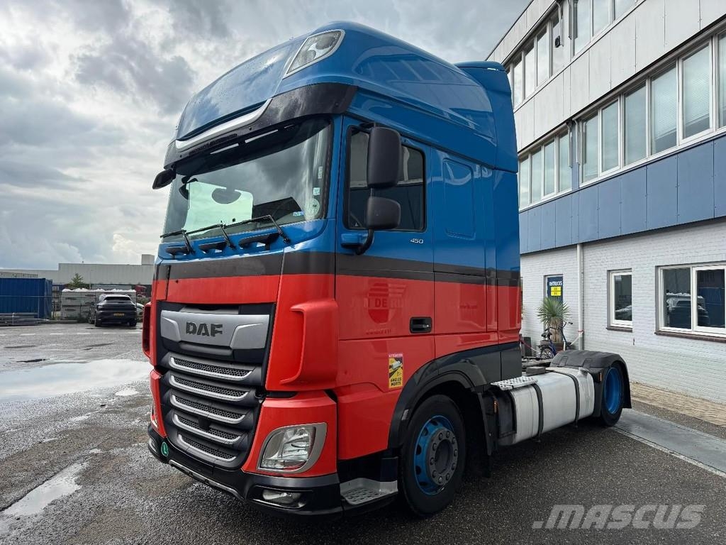 DAF XF 450 4X2 EURO 6 MEGA 트랙터 유닛