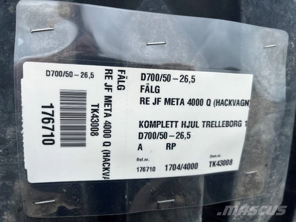 Trelleborg 700/50 26,5 Twin 404 Riepas, riteņi un diski