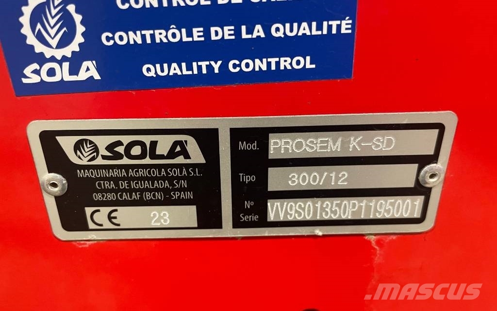 SOLA PROSEM K Mechanické sejačky