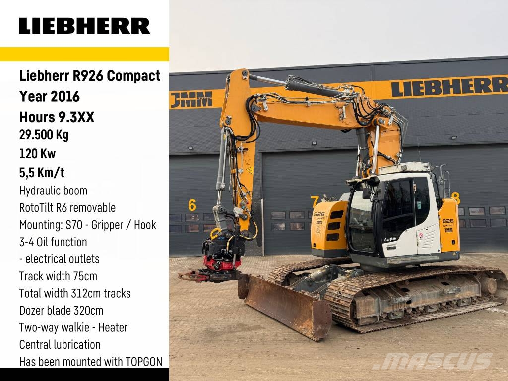 Liebherr R 926 Compact Litronic Excavadoras sobre orugas