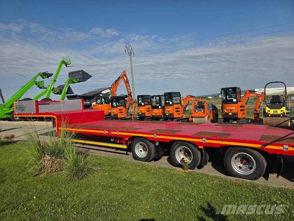 Janmil NNL, FULL OPTION trailer 3 axle, SAF, double ramps نصف مقطورة مسطحة منخفضة