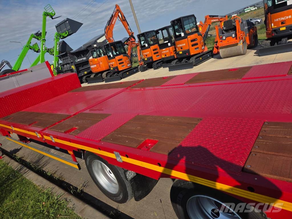 Janmil NNL, FULL OPTION trailer 3 axle, SAF, double ramps نصف مقطورة مسطحة منخفضة