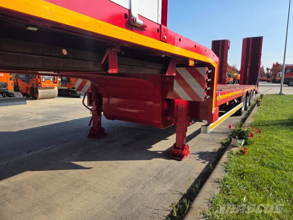 Janmil NNL, FULL OPTION trailer 3 axle, SAF, double ramps نصف مقطورة مسطحة منخفضة