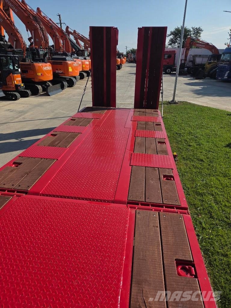 Janmil NNL, FULL OPTION trailer 3 axle, SAF, double ramps نصف مقطورة مسطحة منخفضة