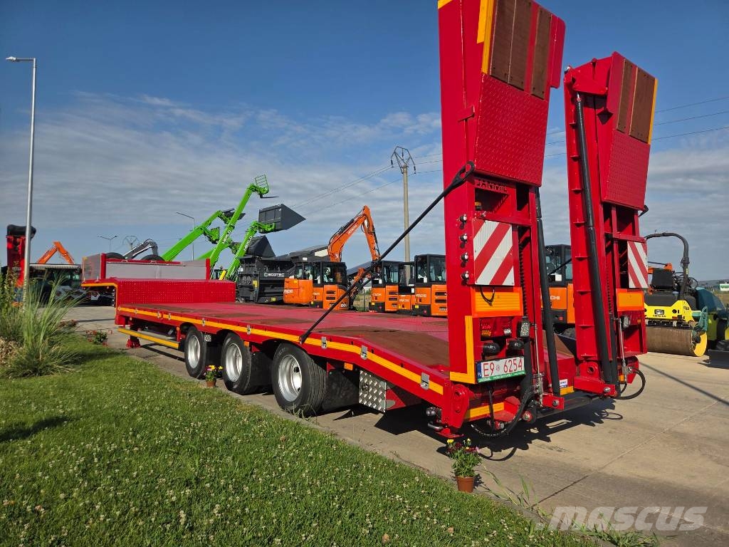 Janmil NNL, FULL OPTION trailer 3 axle, SAF, double ramps نصف مقطورة مسطحة منخفضة