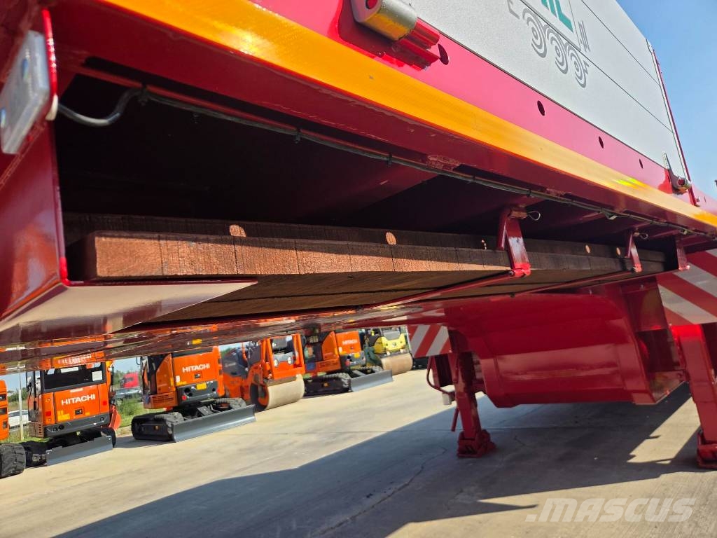 Janmil NNL, FULL OPTION trailer 3 axle, SAF, double ramps نصف مقطورة مسطحة منخفضة