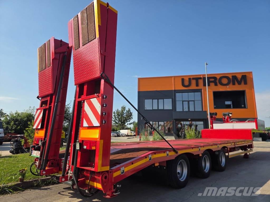 Janmil NNL, FULL OPTION trailer 3 axle, SAF, double ramps نصف مقطورة مسطحة منخفضة