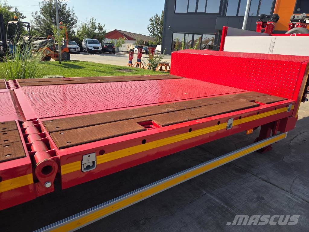 Janmil NNL, FULL OPTION trailer 3 axle, SAF, double ramps نصف مقطورة مسطحة منخفضة