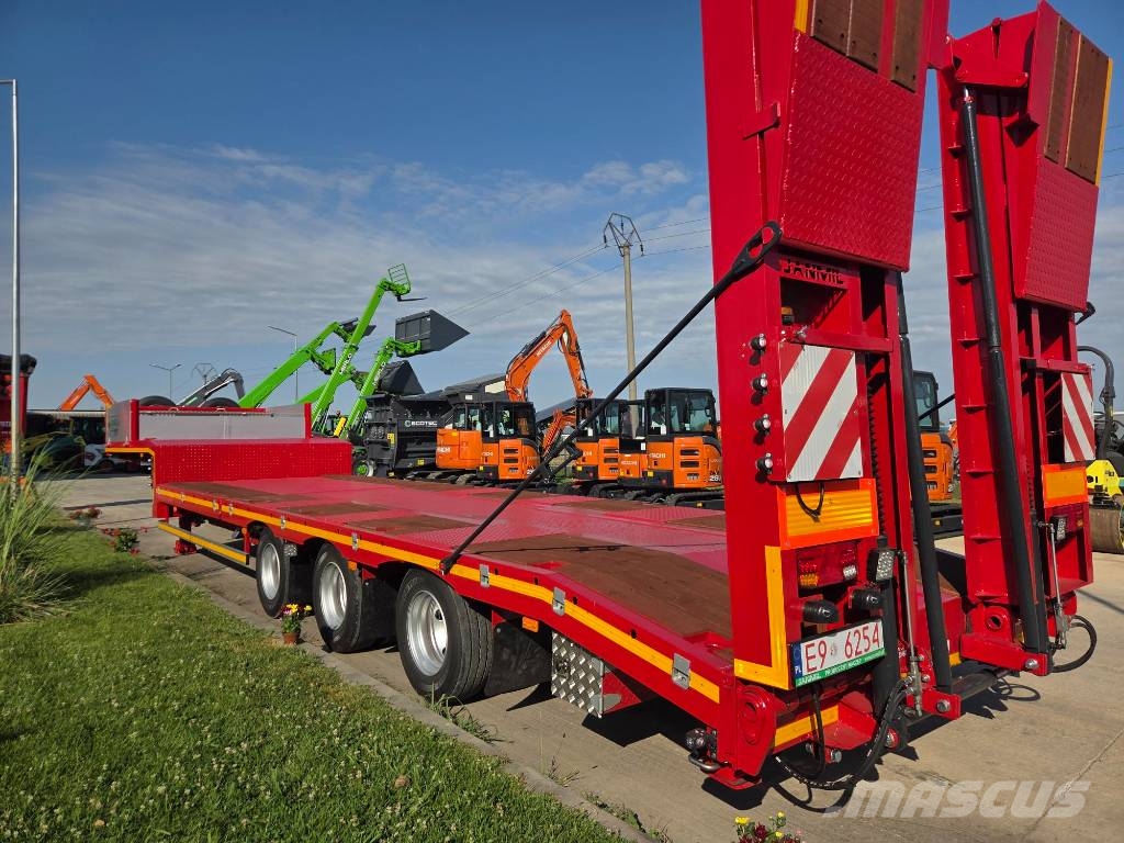 Janmil NNL, FULL OPTION trailer 3 axle, SAF, double ramps نصف مقطورة مسطحة منخفضة
