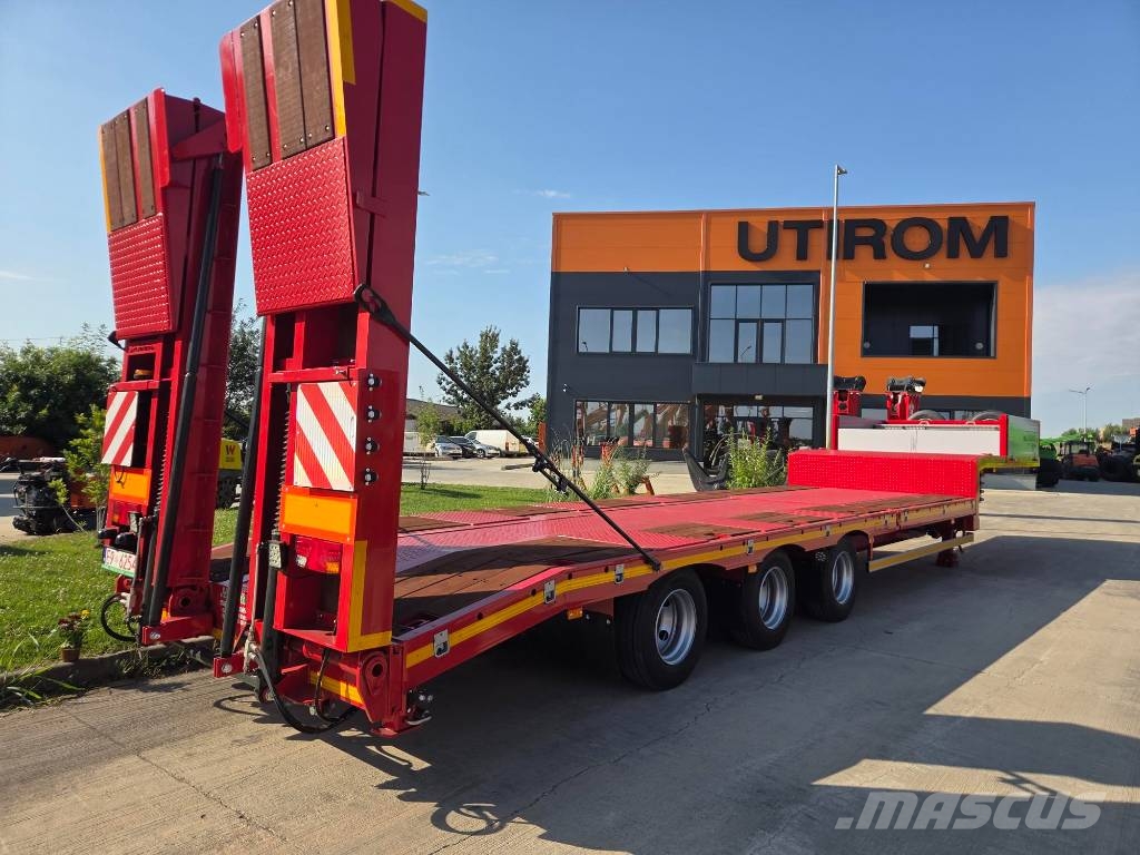 Janmil NNL, FULL OPTION trailer 3 axle, SAF, double ramps نصف مقطورة مسطحة منخفضة
