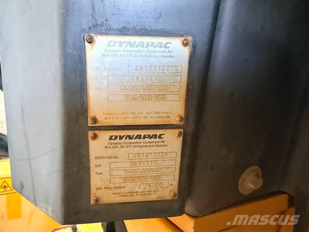 Dynapac CA6000D Enojni valjarji