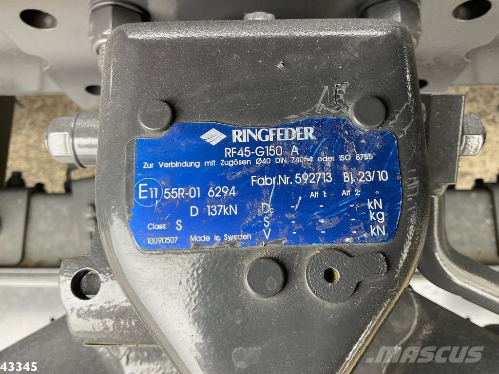 Volvo FM 430 Euro 6 VDL 21 Ton haakarmsysteem Caminhões de estrutura de contêiner