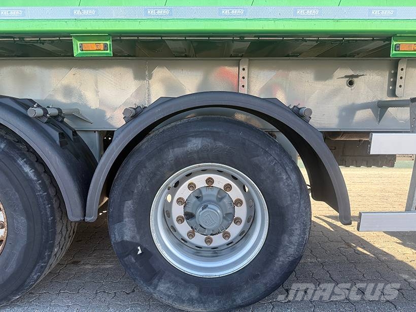 Kel-Berg Tipper /Alukastenmulde Kipper 37m3 Semi-reboques basculantes