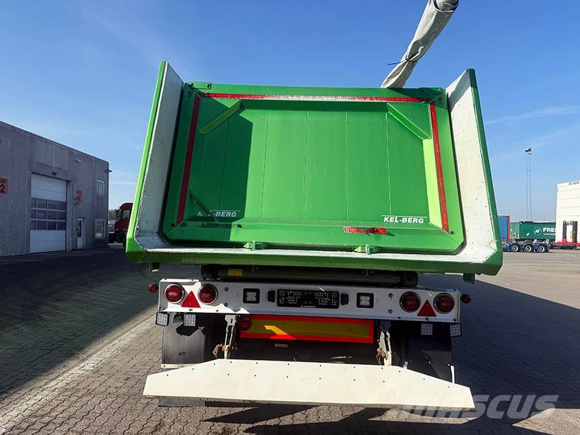 Kel-Berg Tipper /Alukastenmulde Kipper 37m3 Semi-reboques basculantes
