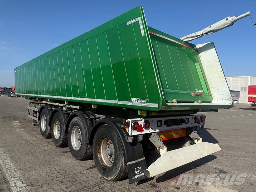 Kel-Berg Tipper /Alukastenmulde Kipper 37m3 Semi-reboques basculantes