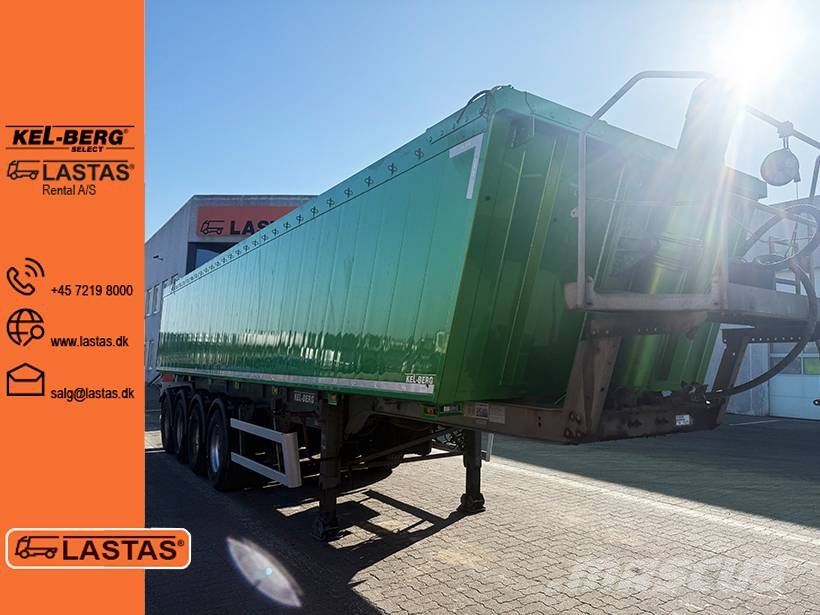 Kel-Berg Tipper /Alukastenmulde Kipper 37m3 Semi-reboques basculantes