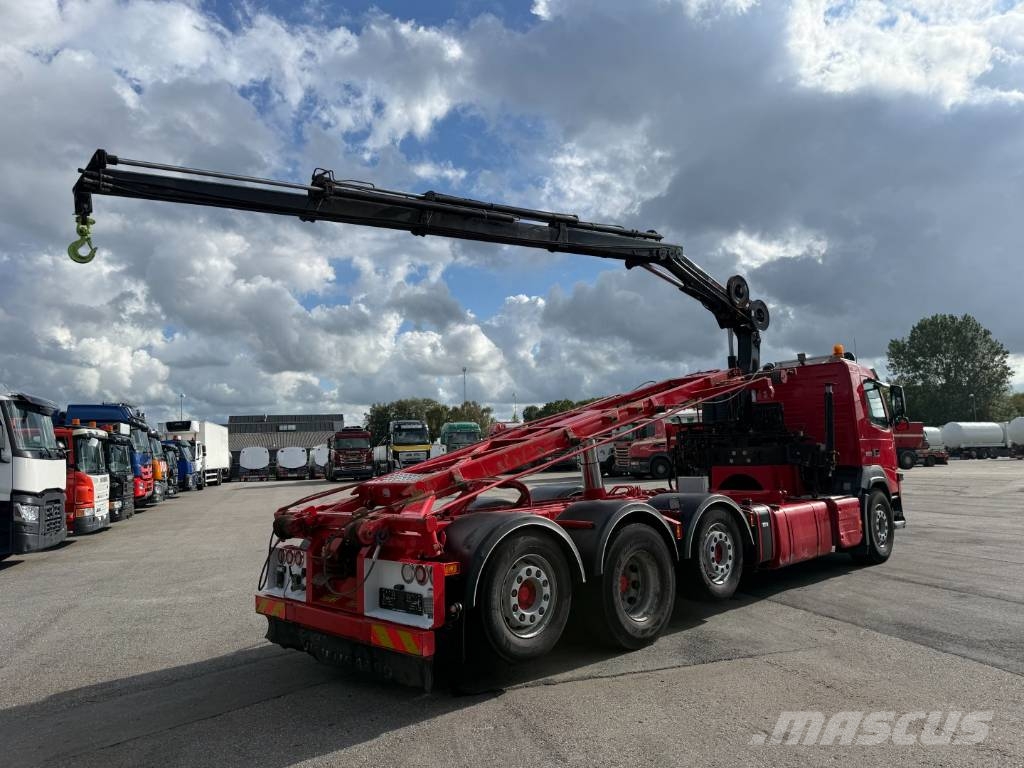 Volvo FM 500 8x2 Pusher Tridem / Crane Hiab 099 B3 Radio 크레인 트럭