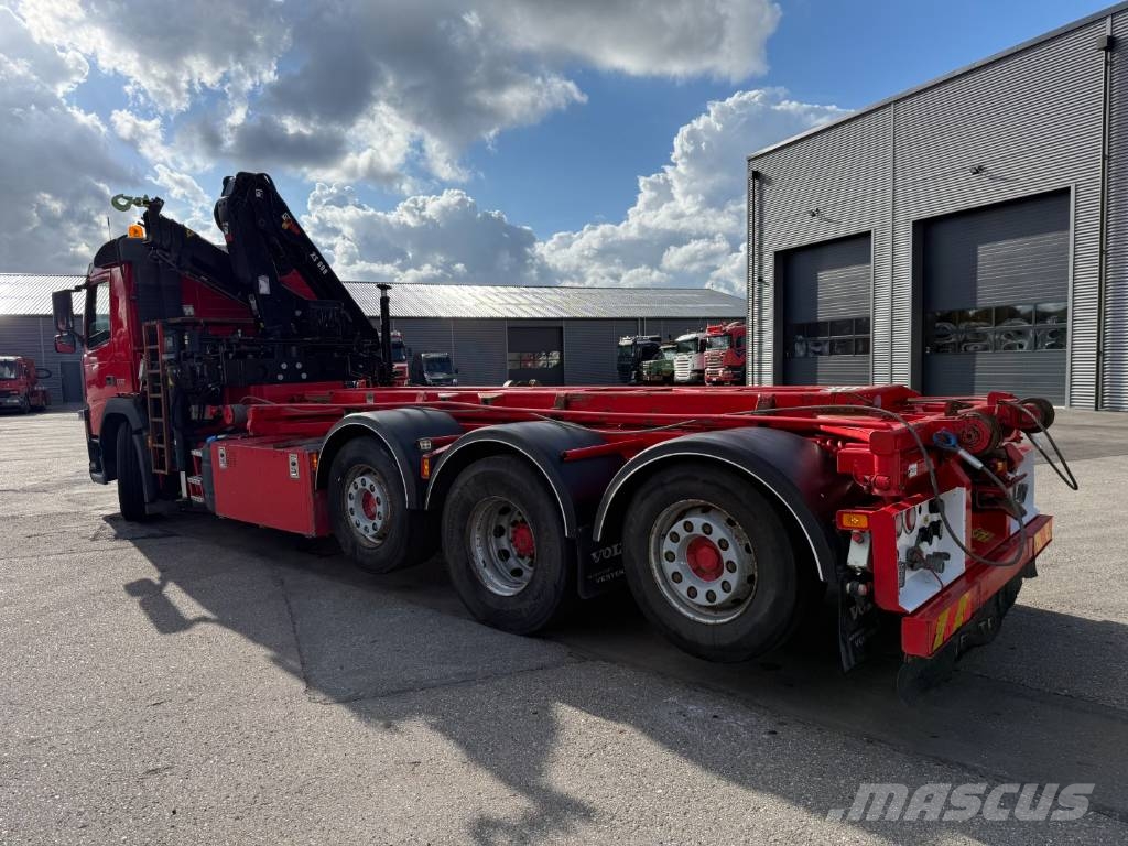 Volvo FM 500 8x2 Pusher Tridem / Crane Hiab 099 B3 Radio 크레인 트럭