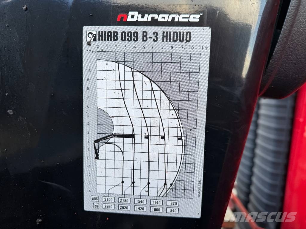 Volvo FM 500 8x2 Pusher Tridem / Crane Hiab 099 B3 Radio 크레인 트럭
