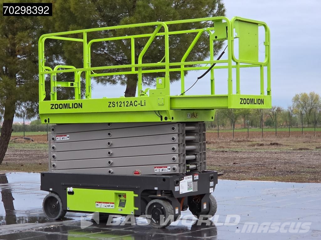 Zoomlion ZS1212AC-Li 12 M - Garantía de fábrica - Certifica رافعات مقصية الشكل