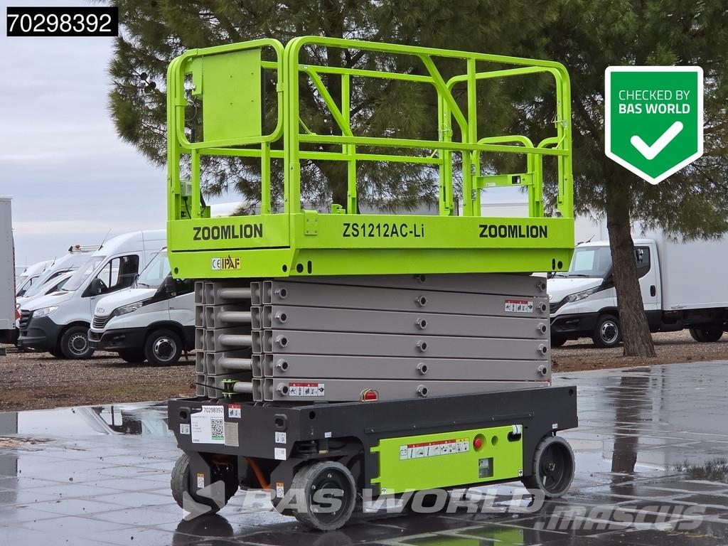 Zoomlion ZS1212AC-Li 12 M - Garantía de fábrica - Certifica رافعات مقصية الشكل