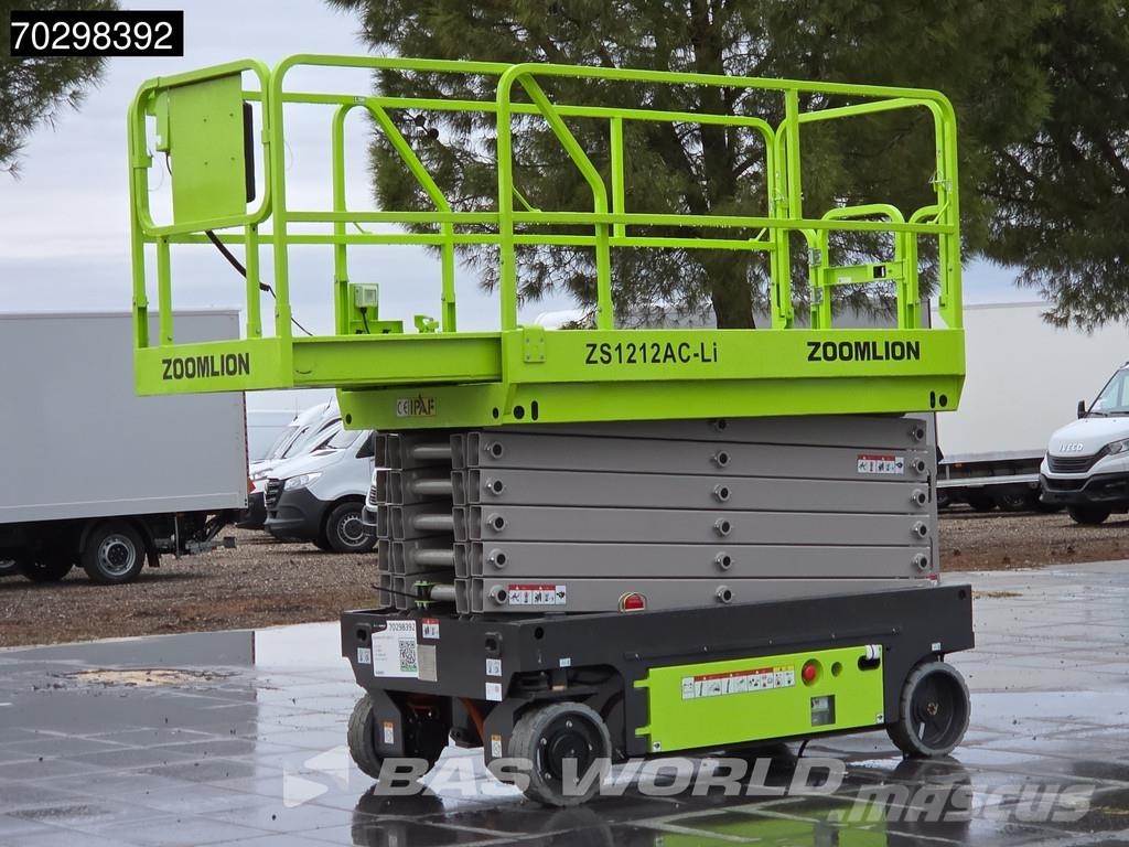 Zoomlion ZS1212AC-Li 12 M - Garantía de fábrica - Certifica Plataformas tijera