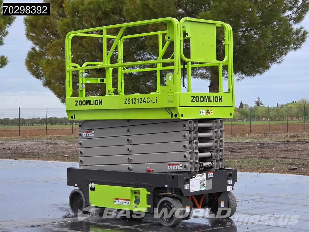 Zoomlion ZS1212AC-Li 12 M - Garantía de fábrica - Certifica رافعات مقصية الشكل