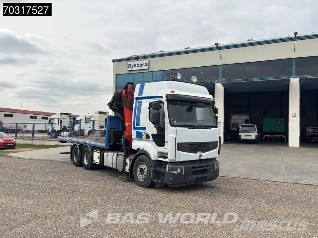 Renault Premium 450 Premium 6X4 Palfinger PK54000 Crane Gr Camiones de cama baja