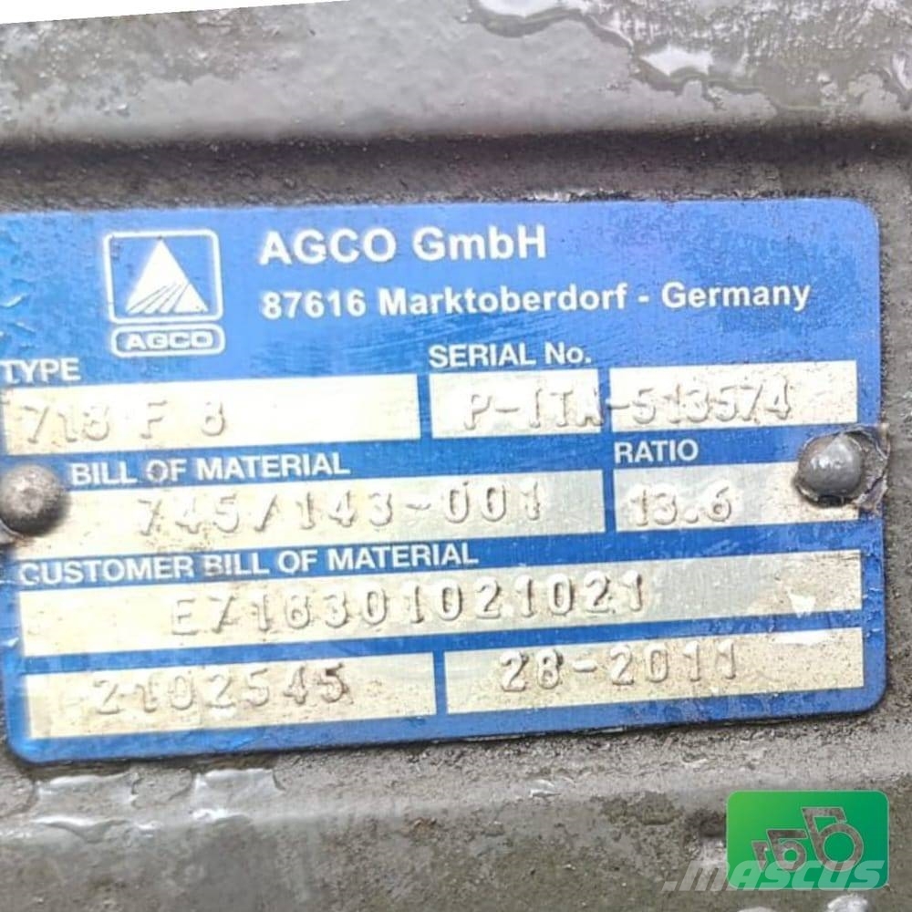 Fendt 711 Favorit Front Axle 74506601029 Dana 745/143-00 Raamid