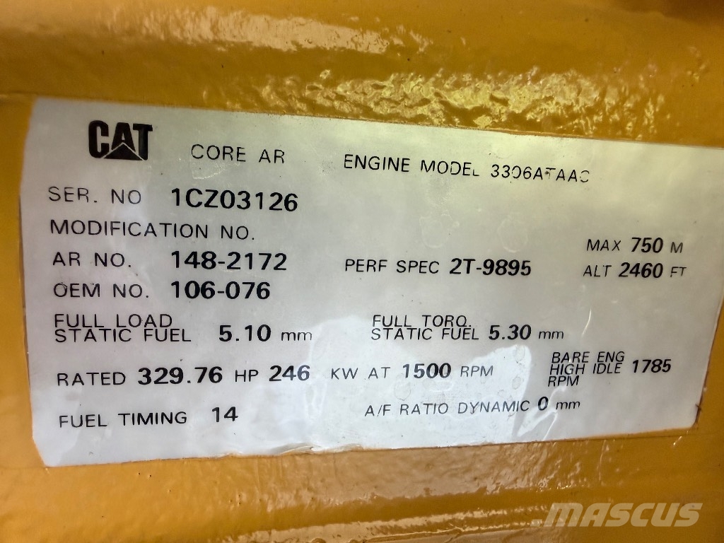 CAT 3306 Dieselgeneratorer