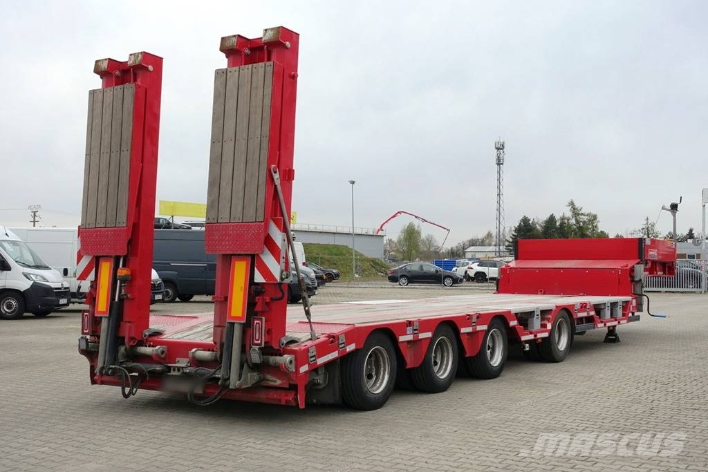 Langendorf low-bed semi-trailer / 2024 / load 46 t / 2 units نصف مقطورة مسطحة منخفضة