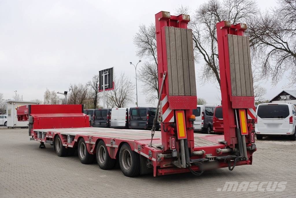 Langendorf low-bed semi-trailer / 2024 / load 46 t / 2 units نصف مقطورة مسطحة منخفضة