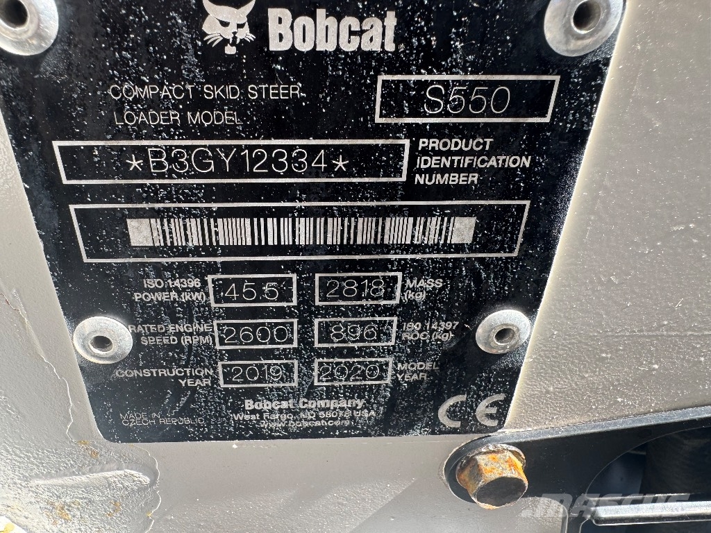 Bobcat S 550 لوادر بعجل