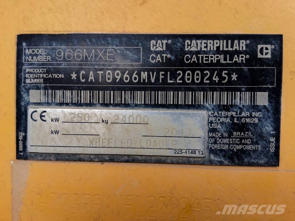 CAT 966M Φορτωτές με λάστιχα (Τροχοφόροι)
