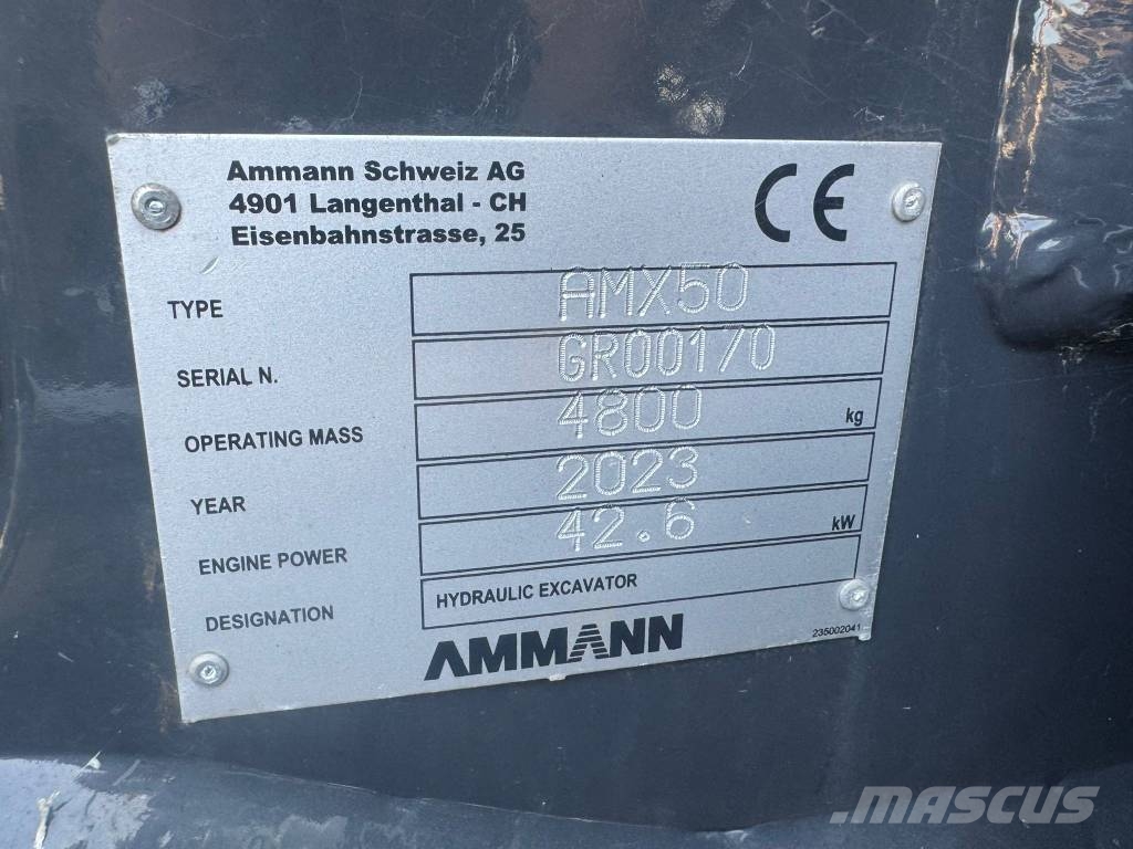 Ammann AMX 50 Minibagger < 7t