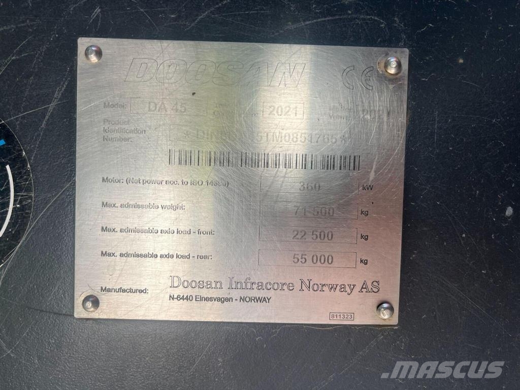 Doosan DA45 Camiones articulados