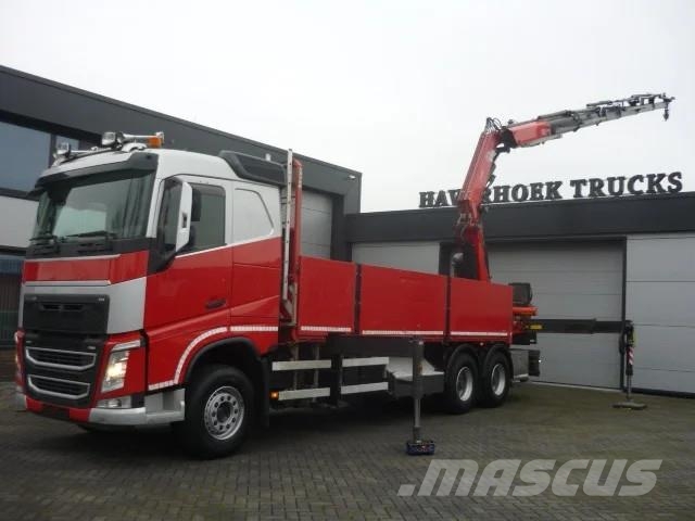 Volvo FH 460 6x4 Fassi F455 -6 Camiones de cama baja