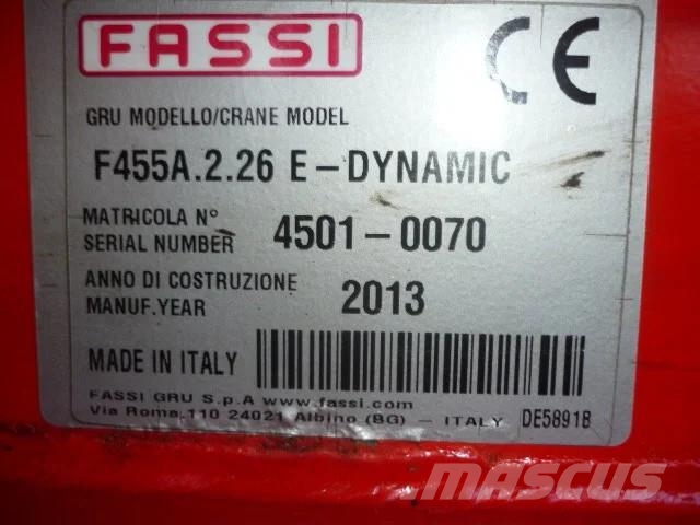 Volvo FH 460 6x4 Fassi F455 -6 Camiones de cama baja