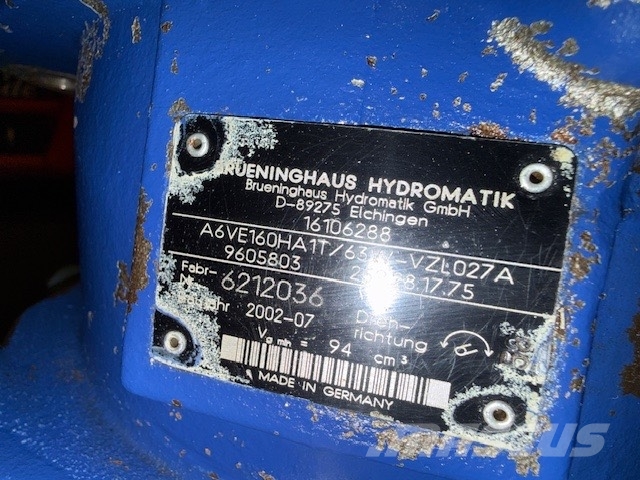 Rexroth A6VE160 USED HYDRAULIC MOTOR Hidrolik
