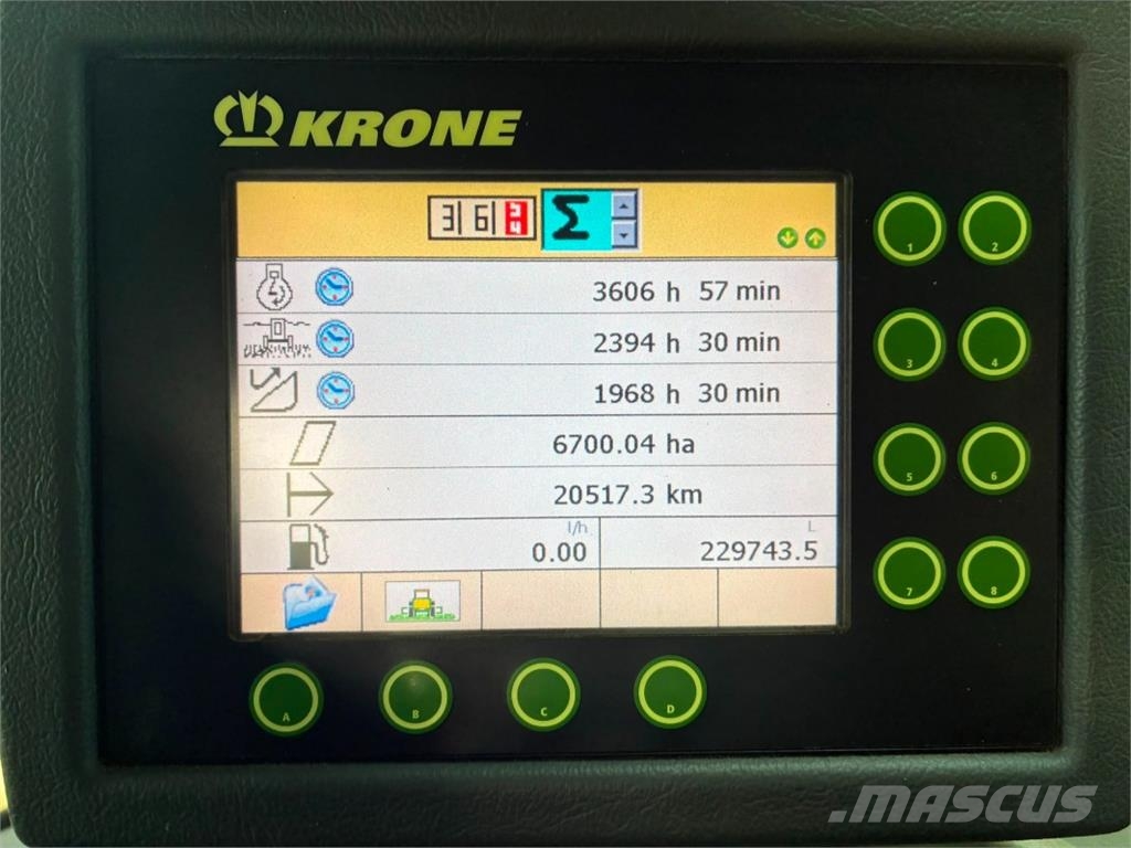Krone Big X 700 inkl. Krone X Collect 900-3 青饲料收获机