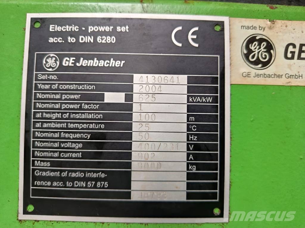  Jenbacher J312 GSC05 Agregaty prądotwórcze gazowe