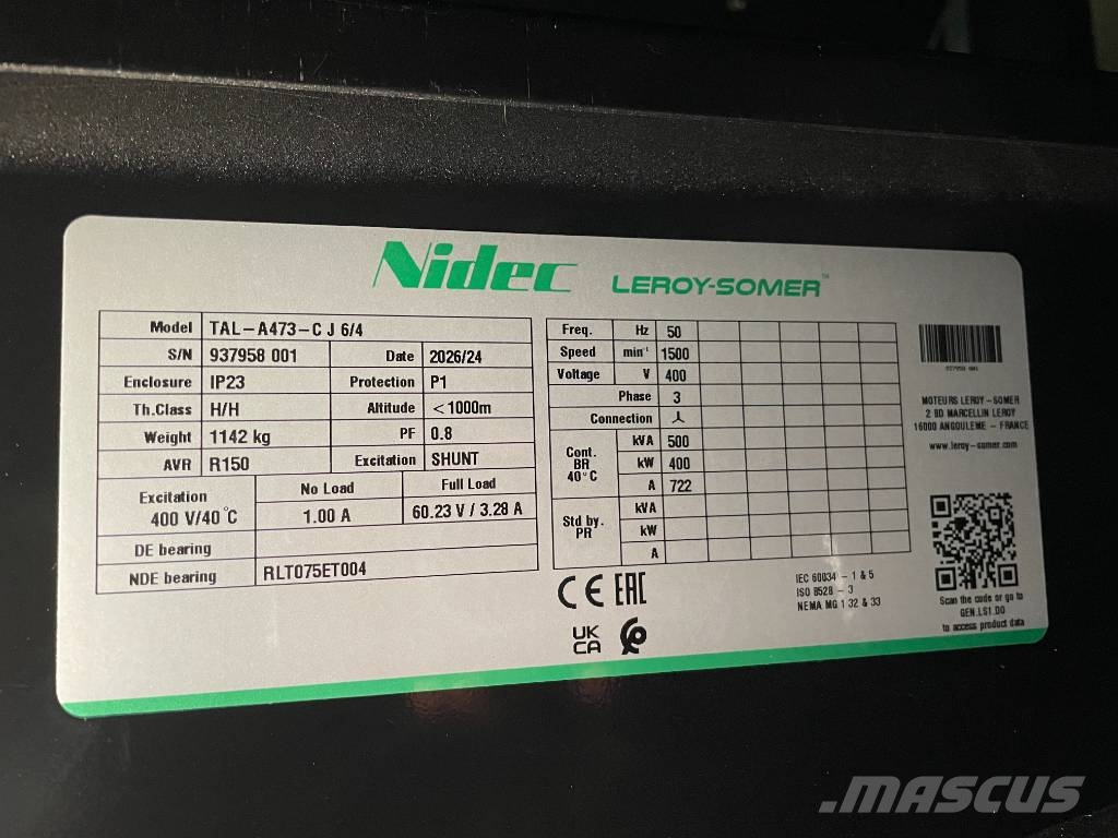 Iveco CR13TE6 - 550 kVA Generator - DPX-19797 Dieselgeneratorer