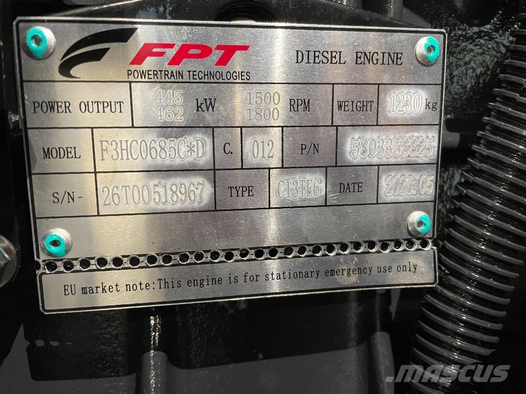 Iveco CR13TE6 - 550 kVA Generator - DPX-19797 Dieselgeneratorer