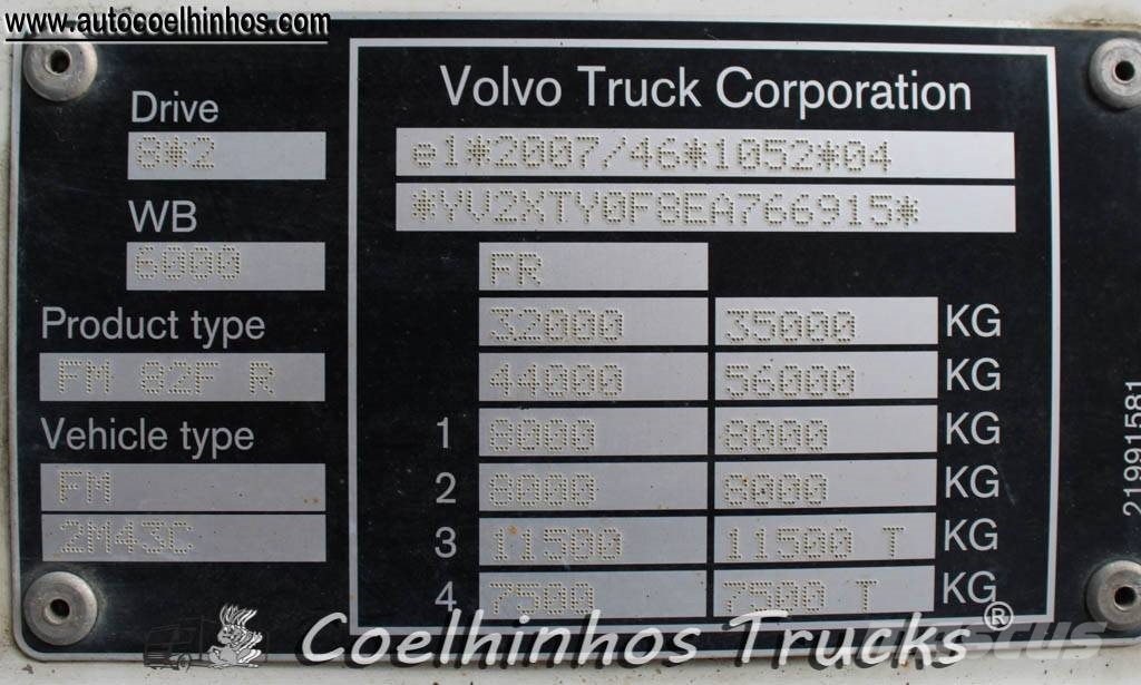 Volvo FM 13 - 460 + PK 33002 Camiones de cama baja